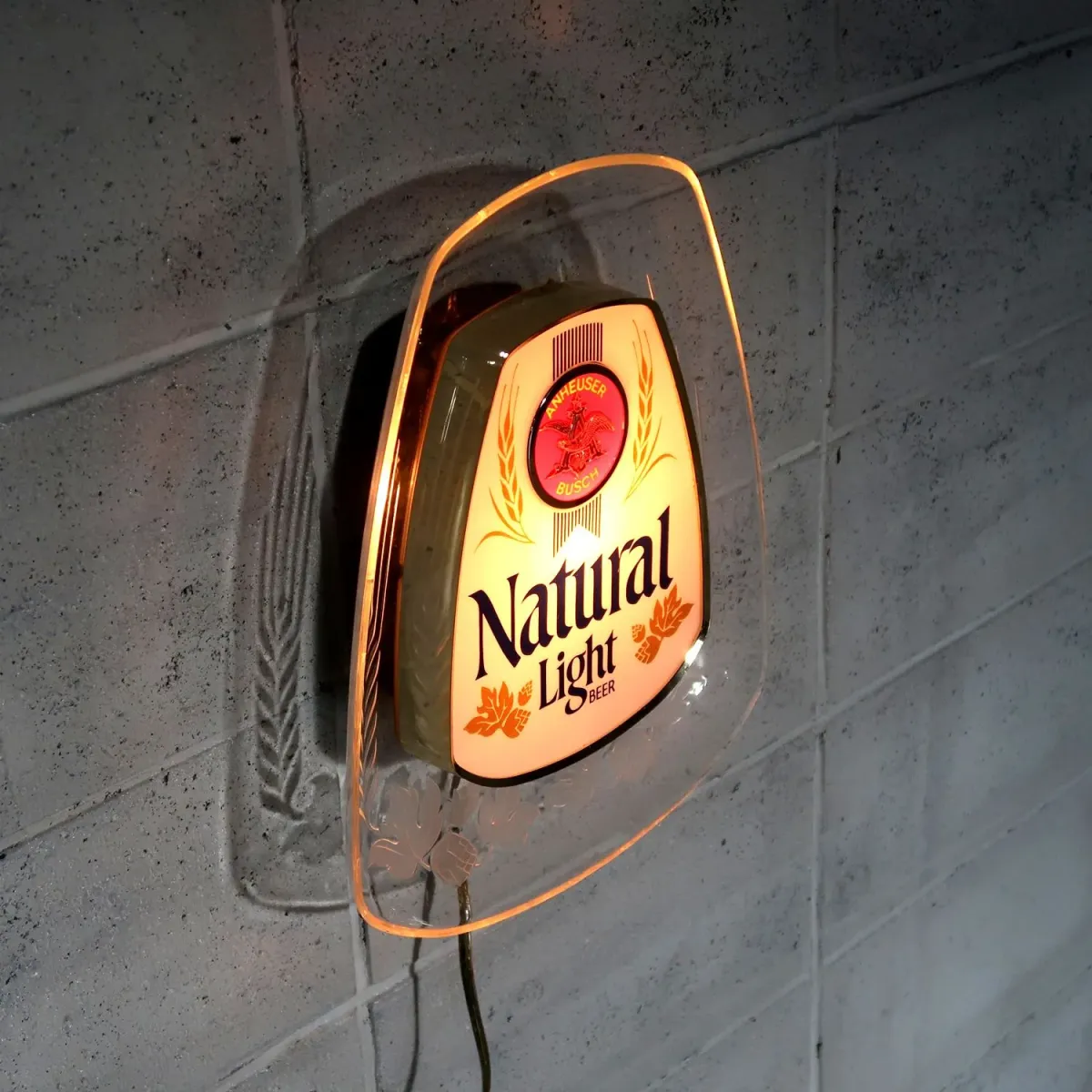 Natural Light ビンテージ ライトサイン デッドストック