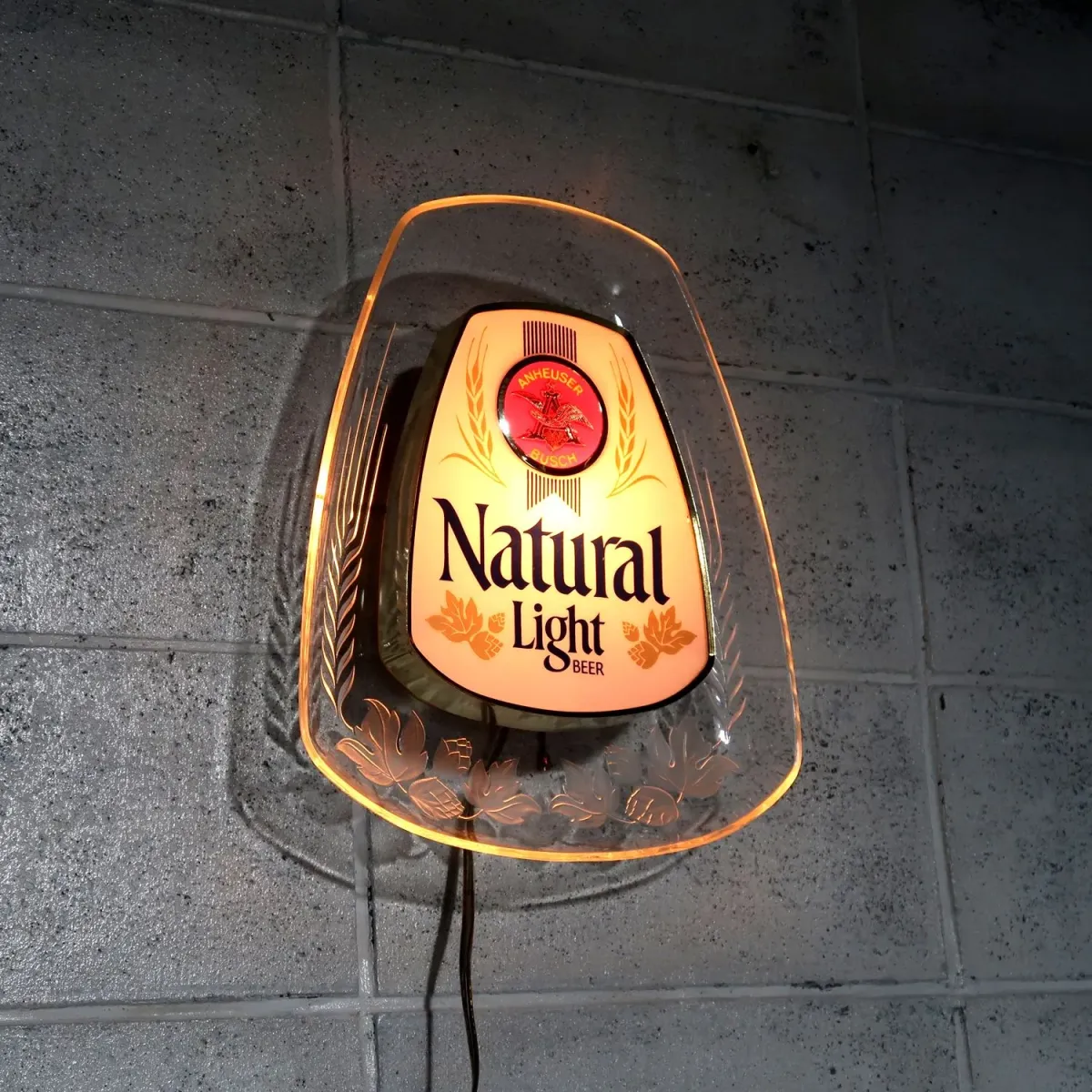 Natural Light ビンテージ ライトサイン デッドストック