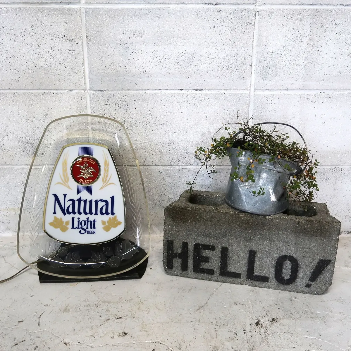 Natural Light ビンテージ ライトサイン デッドストック