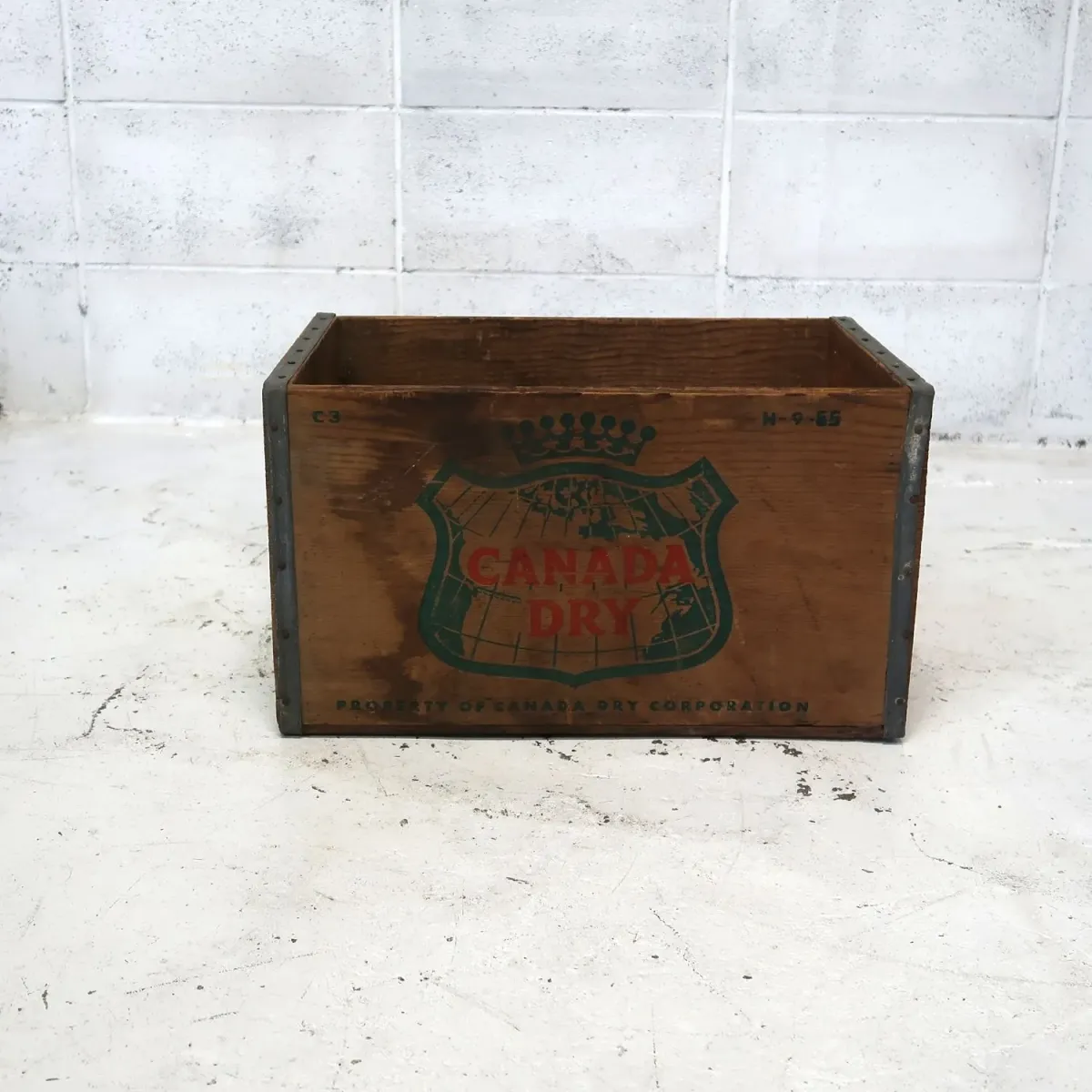 CANADA DRY ビンテージ ウッドボックス