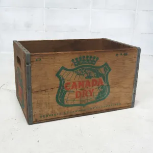 CANADA DRY ビンテージ ウッドボックス