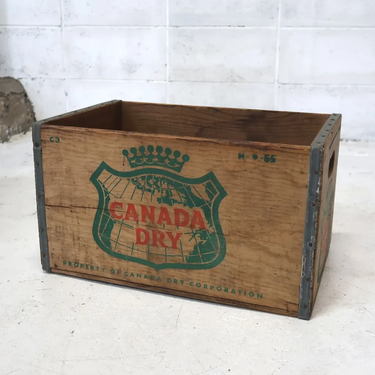 CANADA DRY ビンテージ ウッドボックス