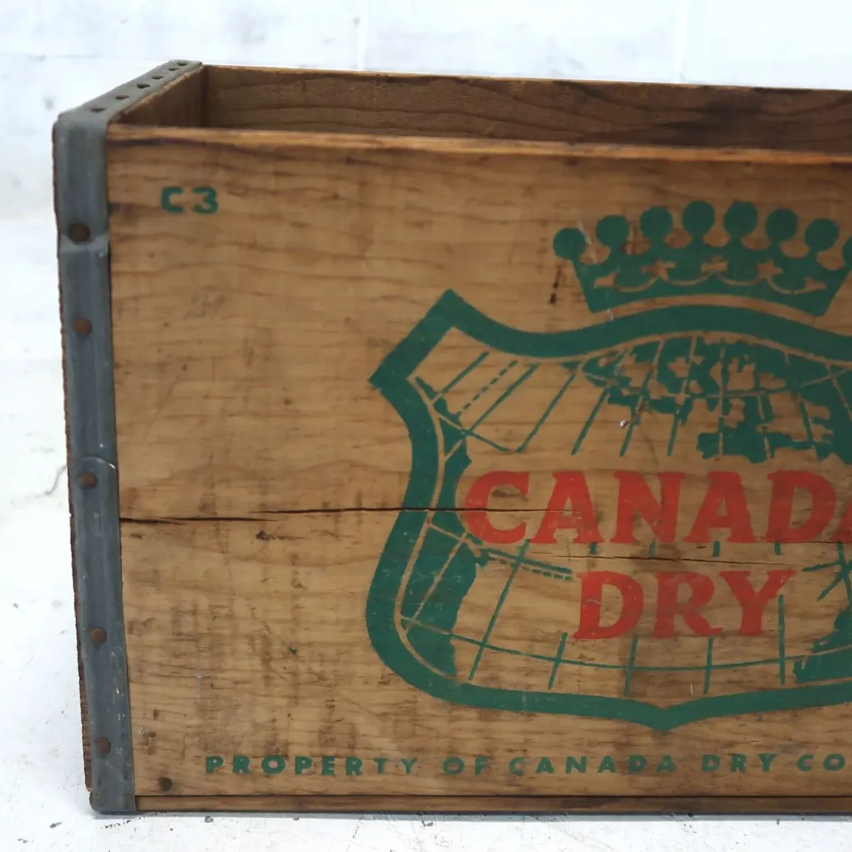 CANADA DRY ビンテージ ウッドボックス