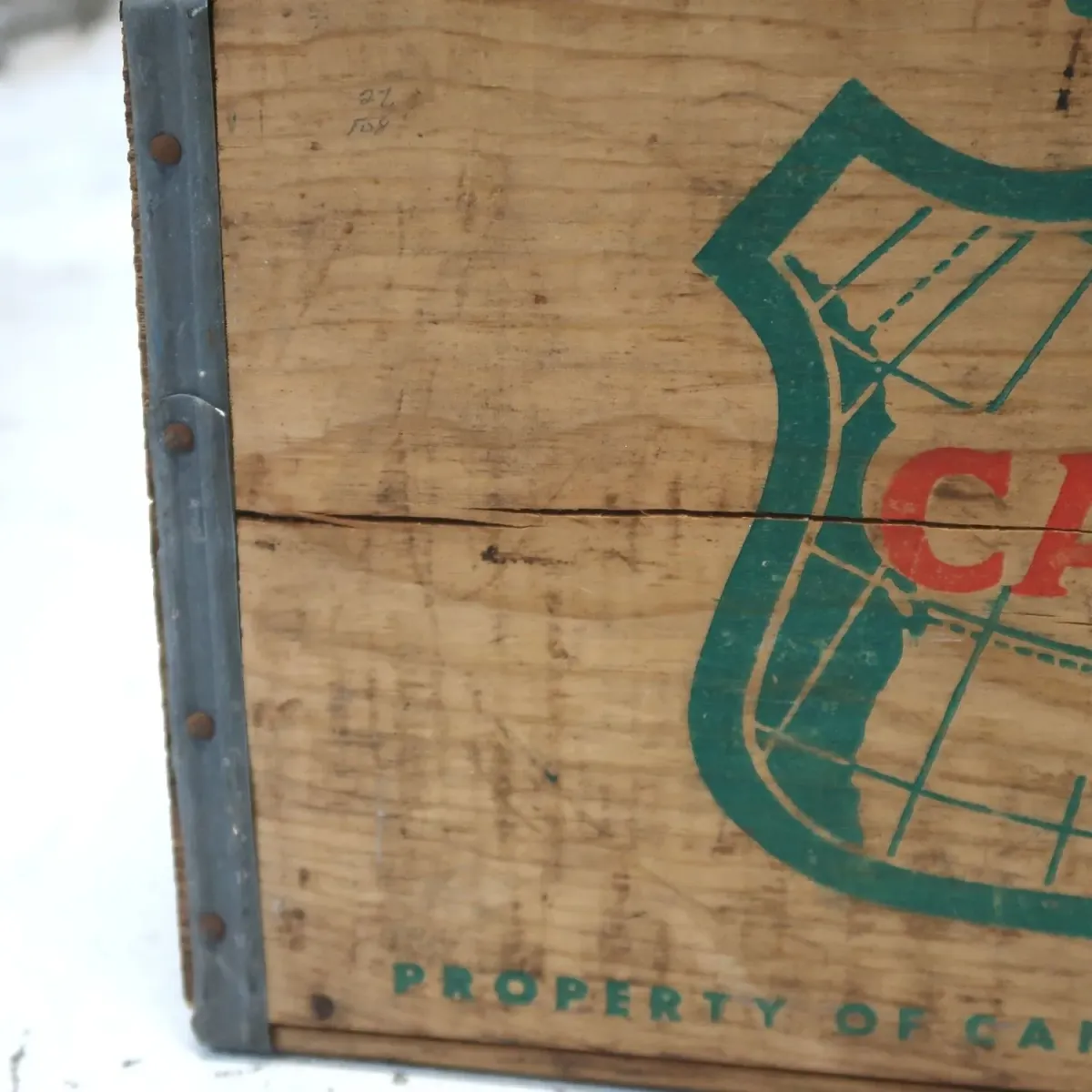 CANADA DRY ビンテージ ウッドボックス