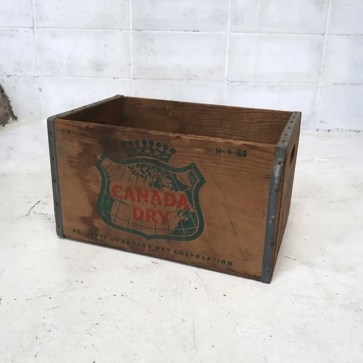 CANADA DRY ビンテージ ウッドボックス