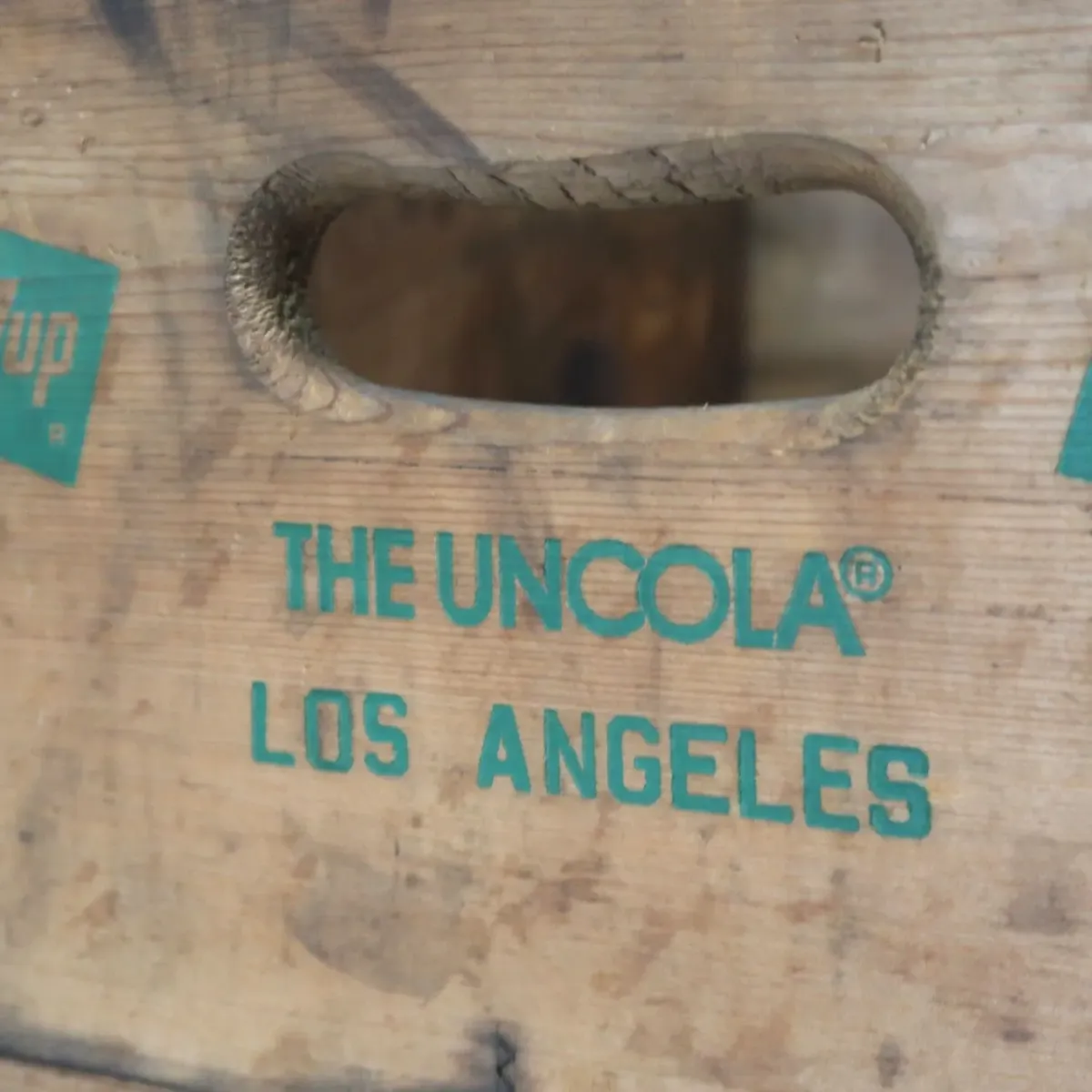 7up ビンテージ ウッドボックス