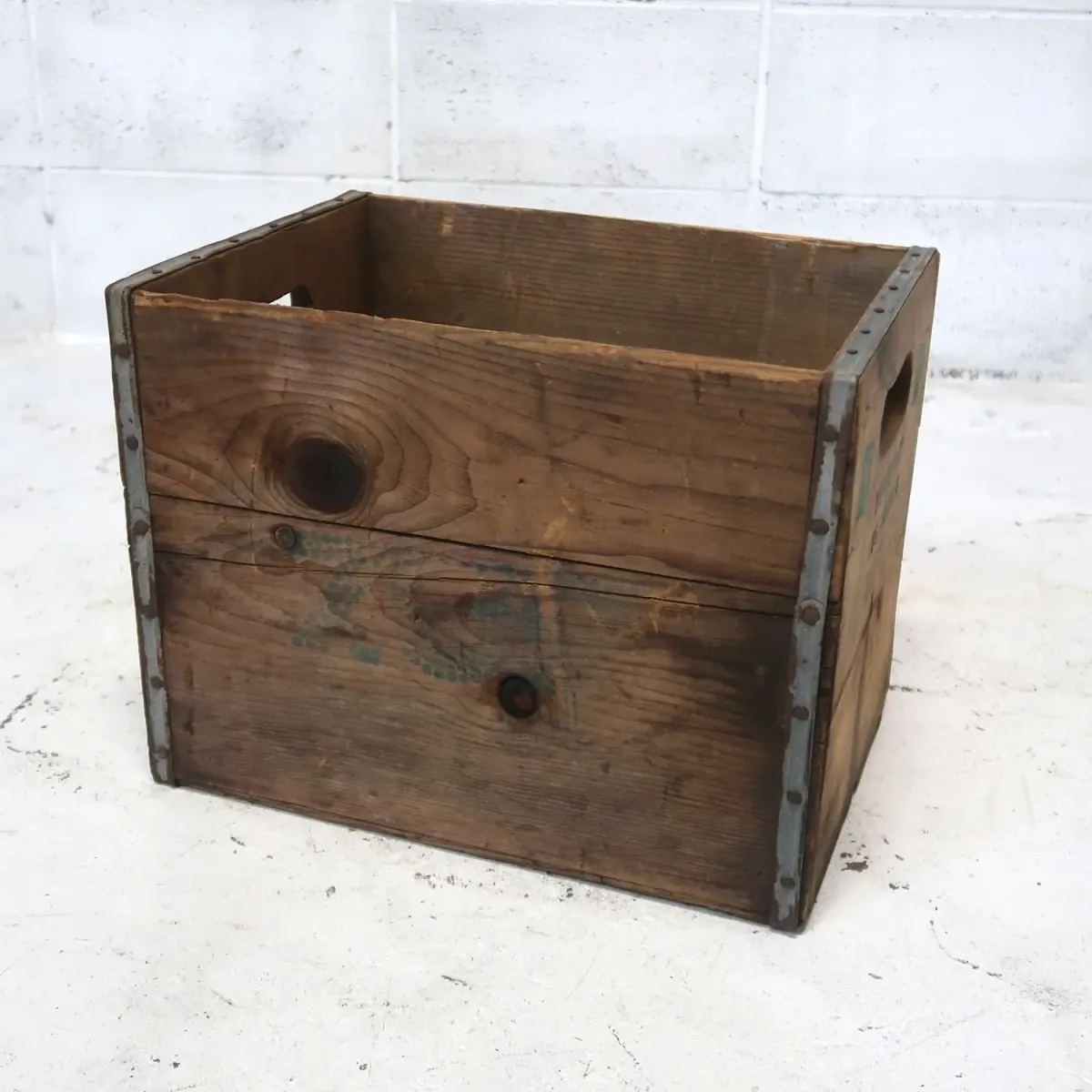 7up ビンテージ ウッドボックス