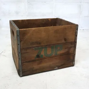 7up ビンテージ ウッドボックス
