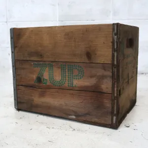 7up ビンテージ ウッドボックス