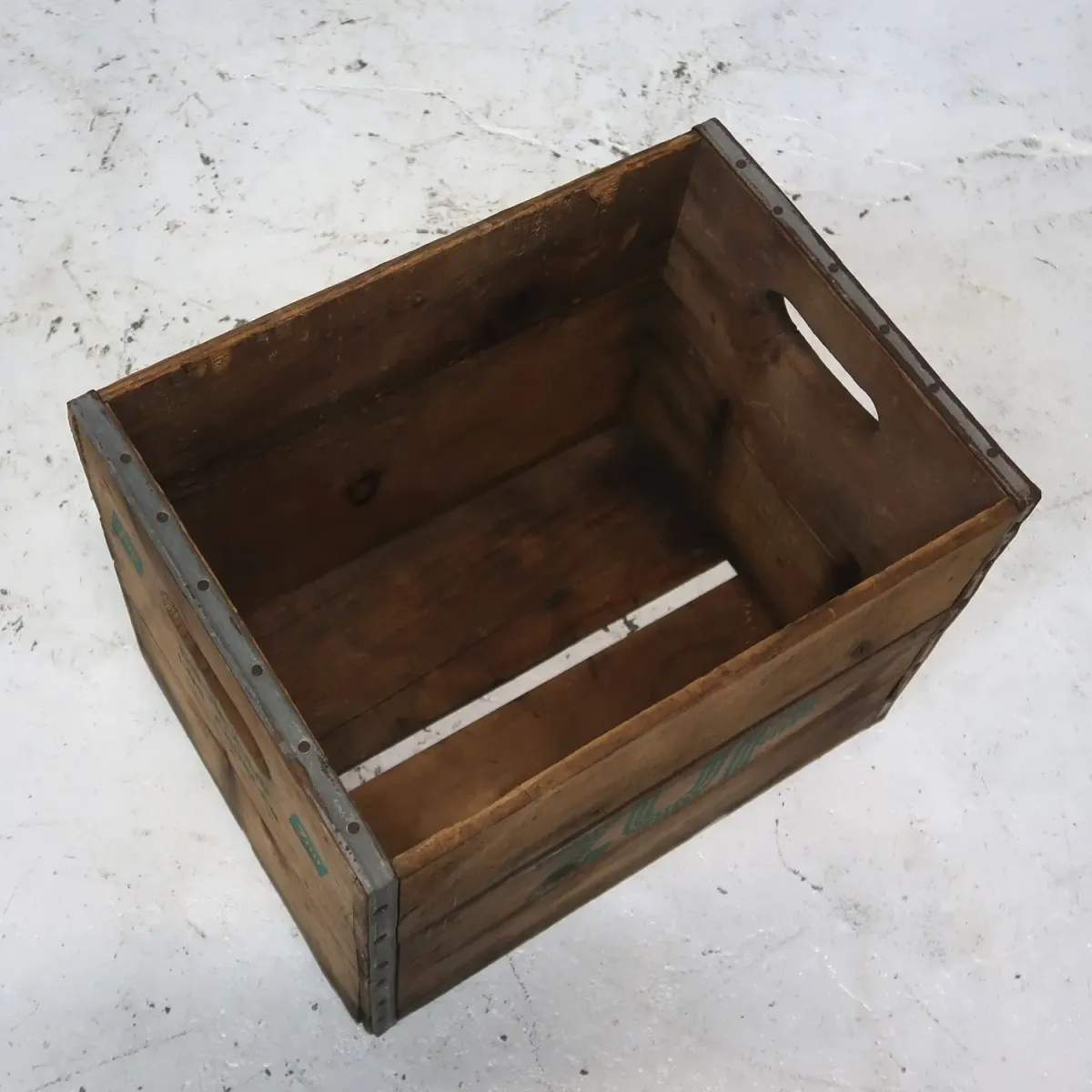 7up ビンテージ ウッドボックス