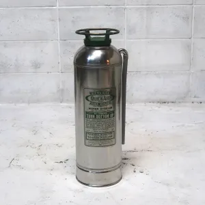 ビンテージ 消火器 クロムメッキ