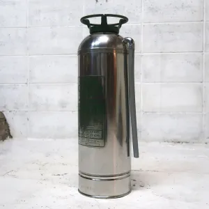 ビンテージ 消火器 クロムメッキ