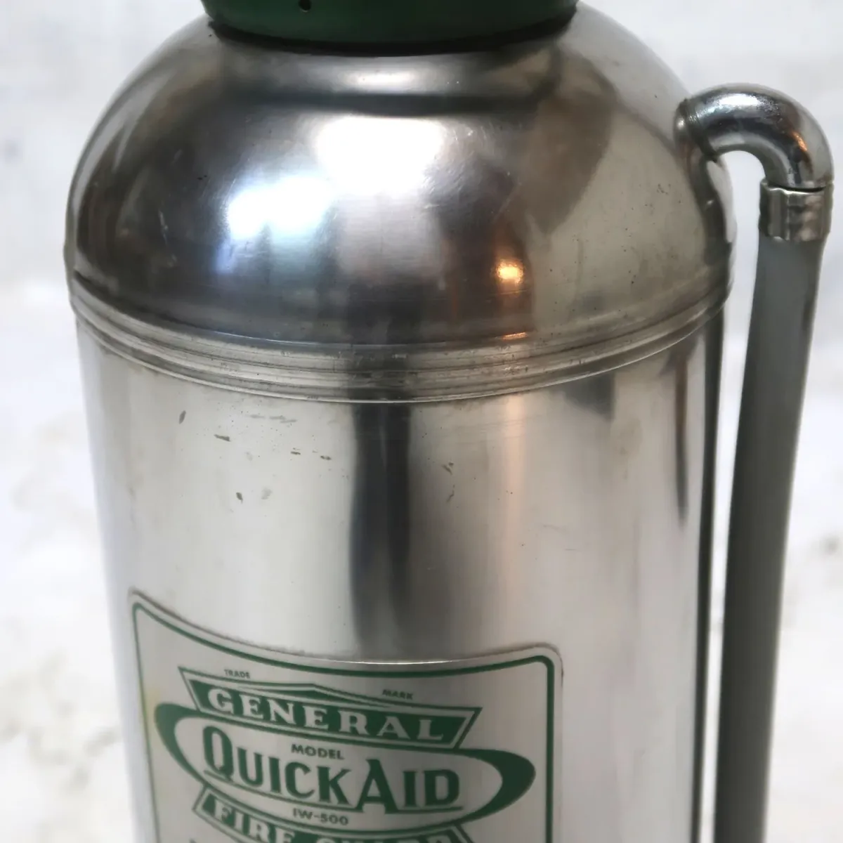 ビンテージ 消火器 クロムメッキ