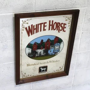 WHITE HORSE ビンテージ パブミラー