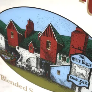 WHITE HORSE ビンテージ パブミラー