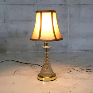 アンティーク ガラスベース テーブルランプ