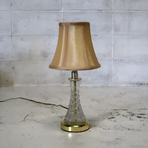アンティーク ガラスベース テーブルランプ