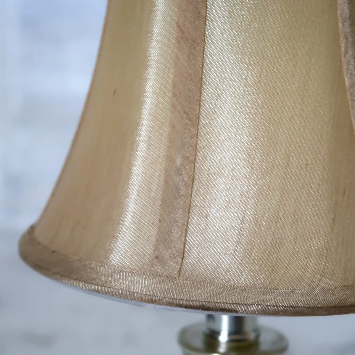 アンティーク ガラスベース テーブルランプ