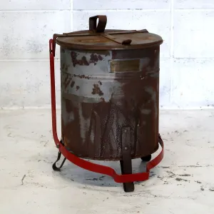 ビンテージ メタルゴミ箱