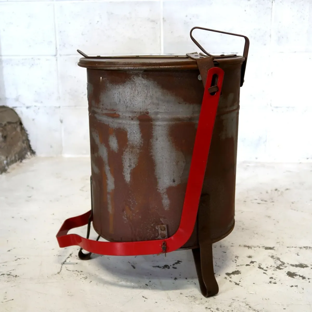 ビンテージ メタルゴミ箱