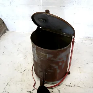 ビンテージ メタルゴミ箱