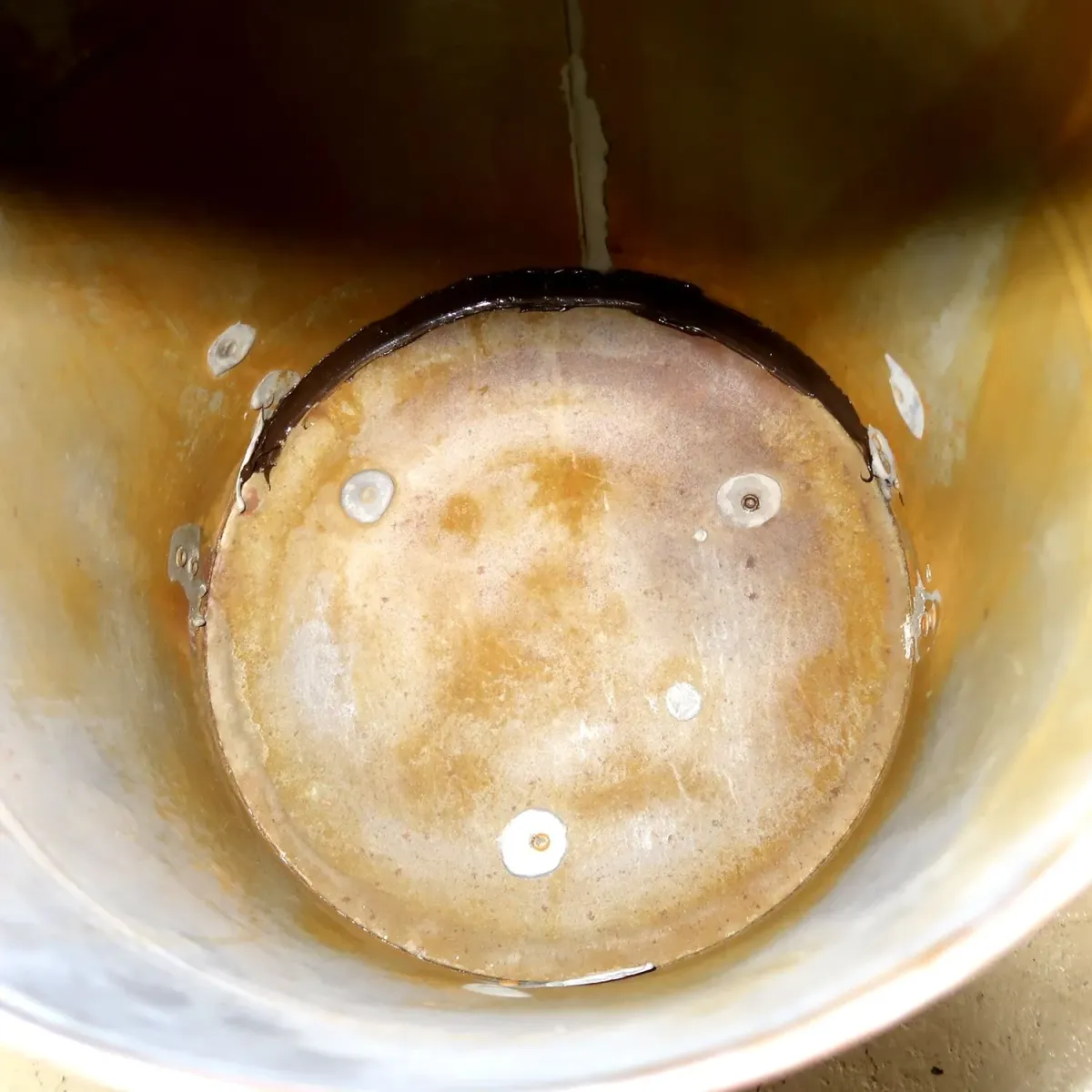 ビンテージ メタルゴミ箱