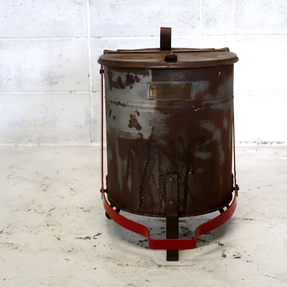 ビンテージ メタルゴミ箱