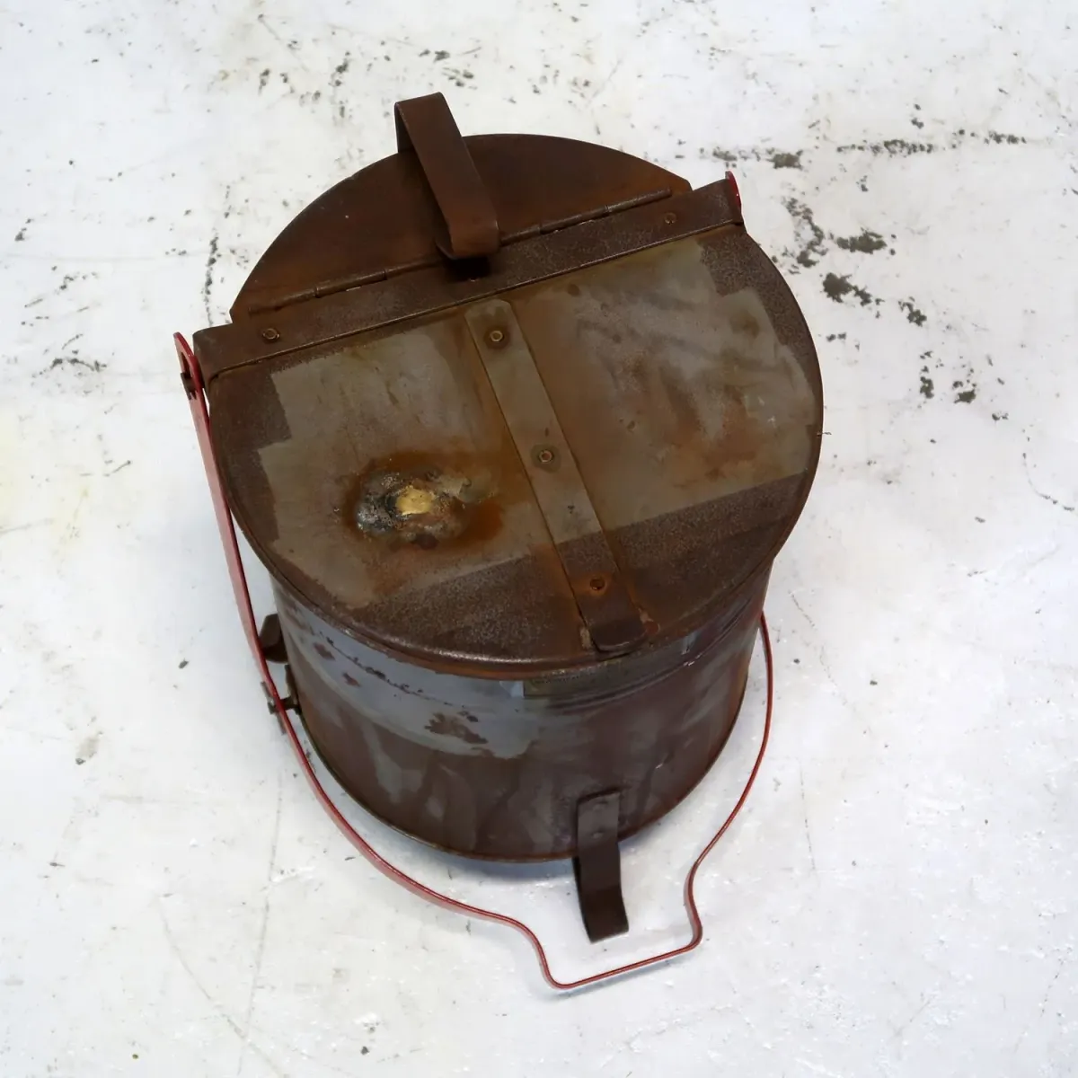 ビンテージ メタルゴミ箱