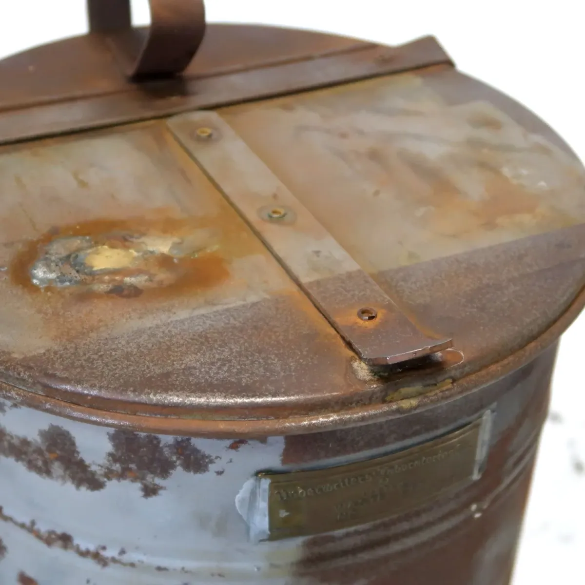 ビンテージ メタルゴミ箱