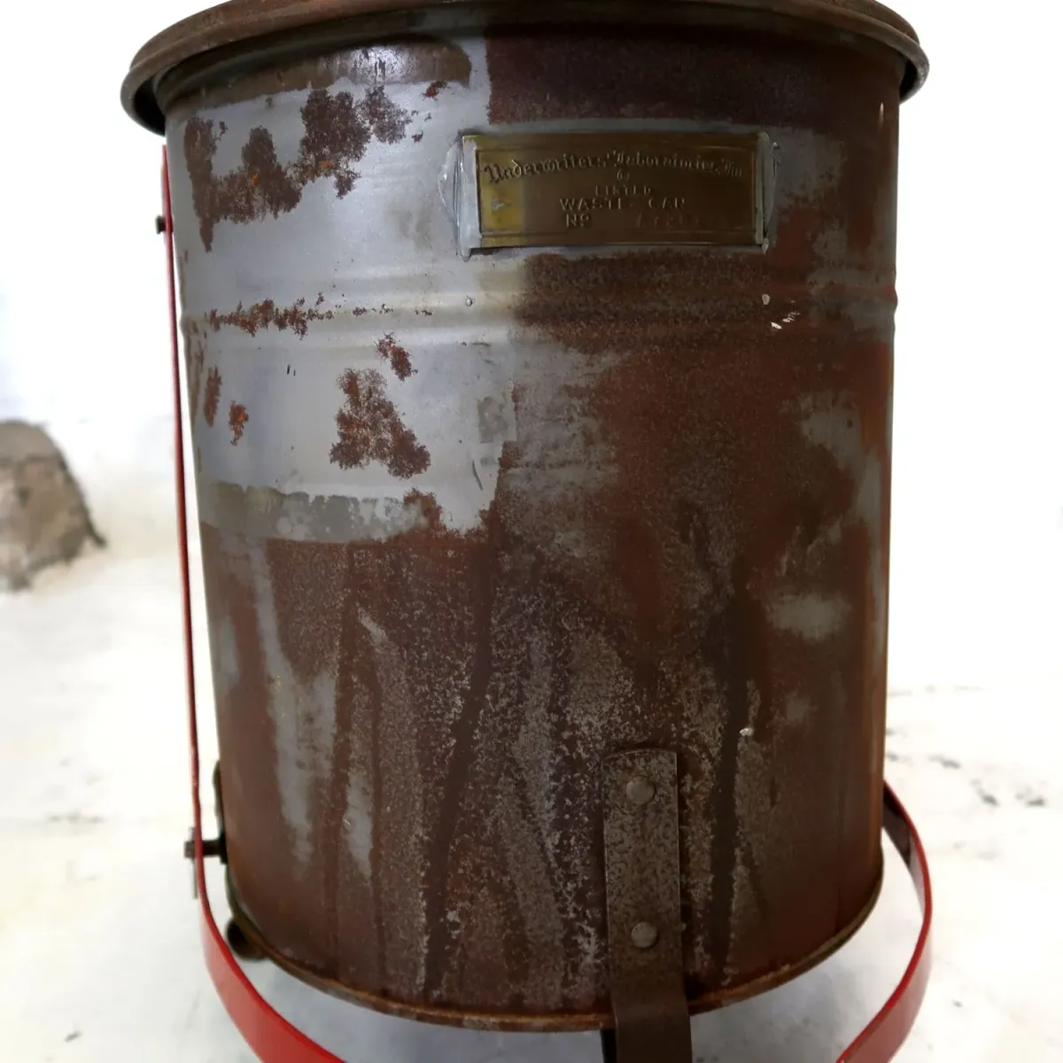 ビンテージ メタルゴミ箱