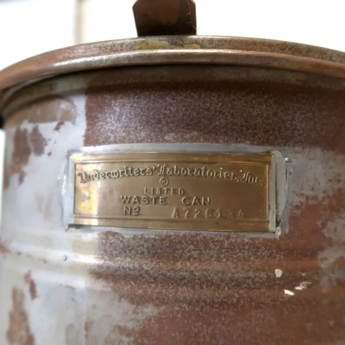 ビンテージ メタルゴミ箱