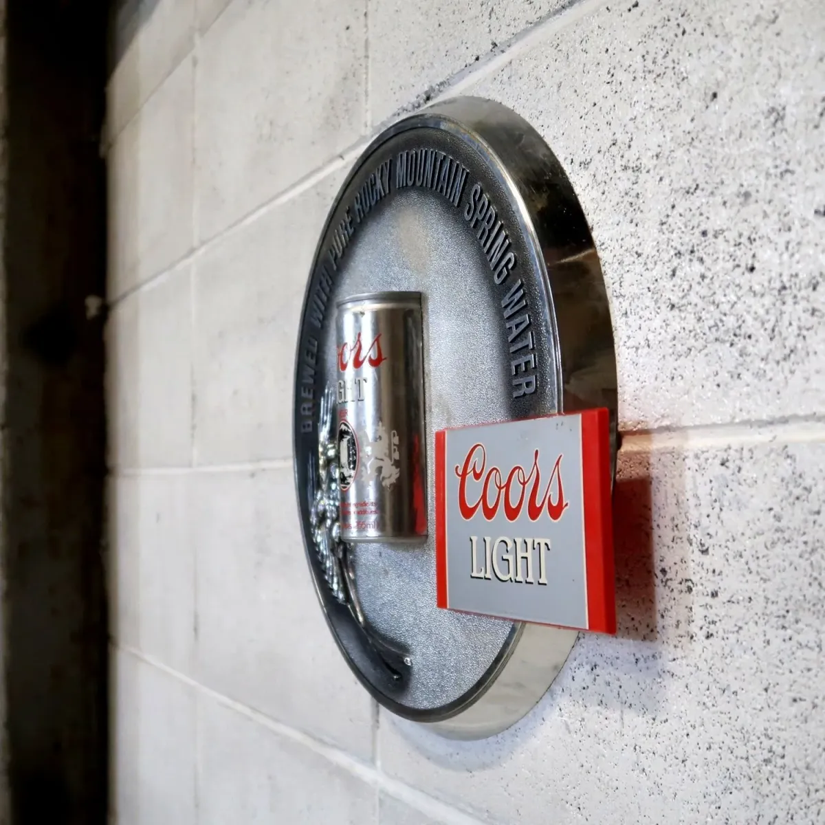 Coors LIGHT ビンテージ ウォールサイン