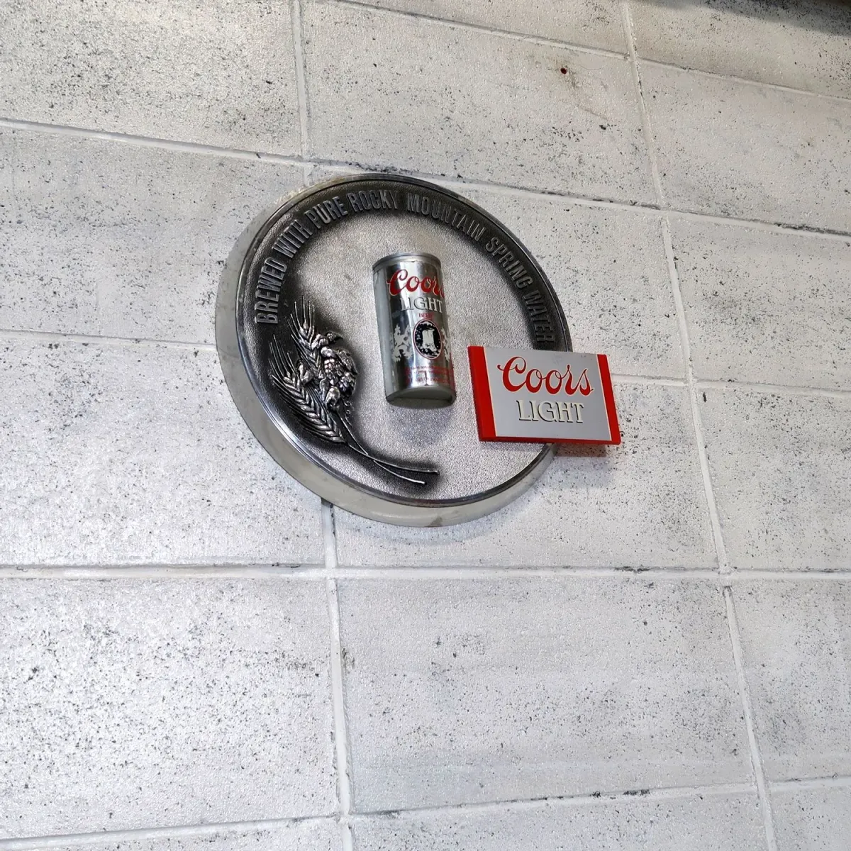 Coors LIGHT ビンテージ ウォールサイン