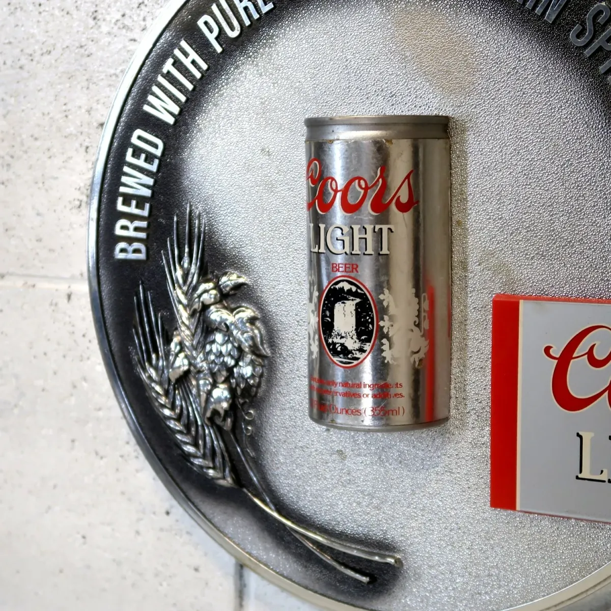 Coors LIGHT ビンテージ ウォールサイン