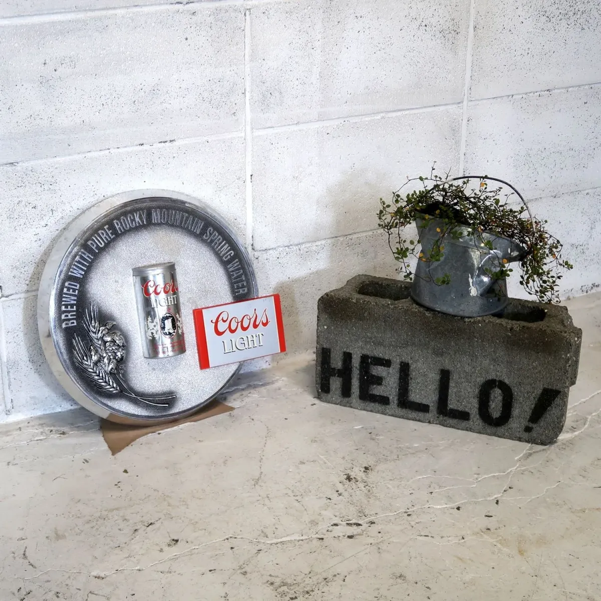 Coors LIGHT ビンテージ ウォールサイン