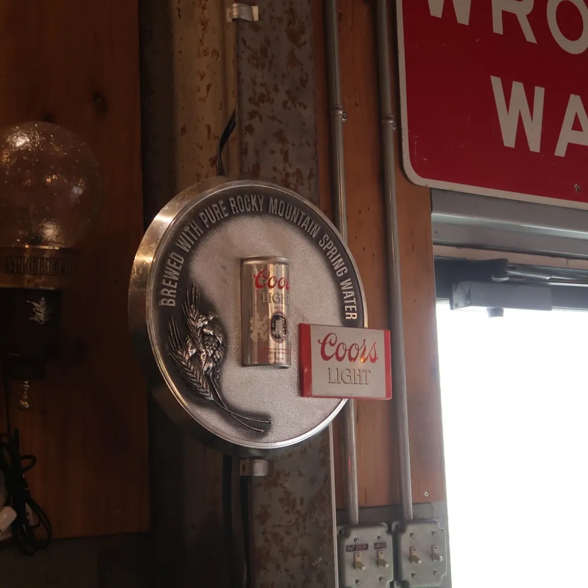 Coors LIGHT ビンテージ ウォールサイン