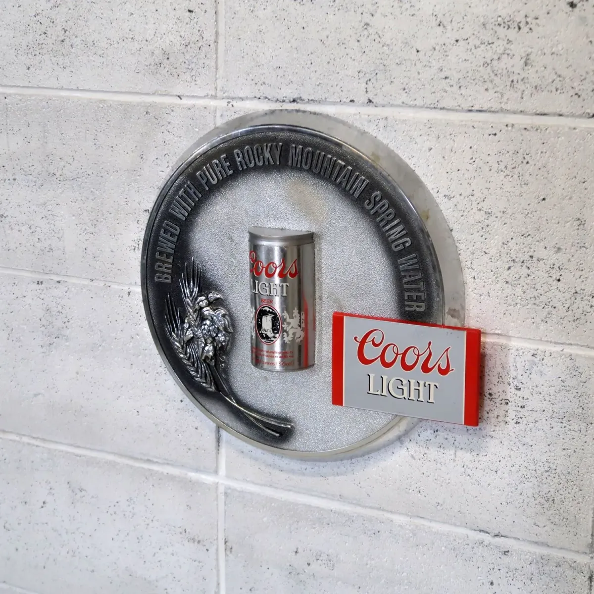 Coors LIGHT ビンテージ ウォールサイン