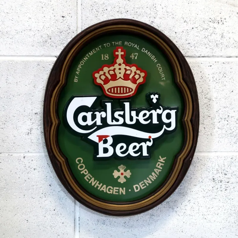 Carlsberg ビンテージ ウォールサイン
