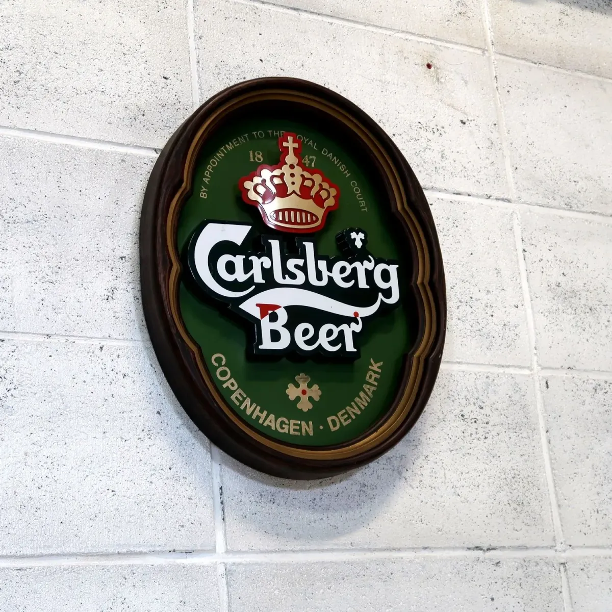 Carlsberg ビンテージ ウォールサイン