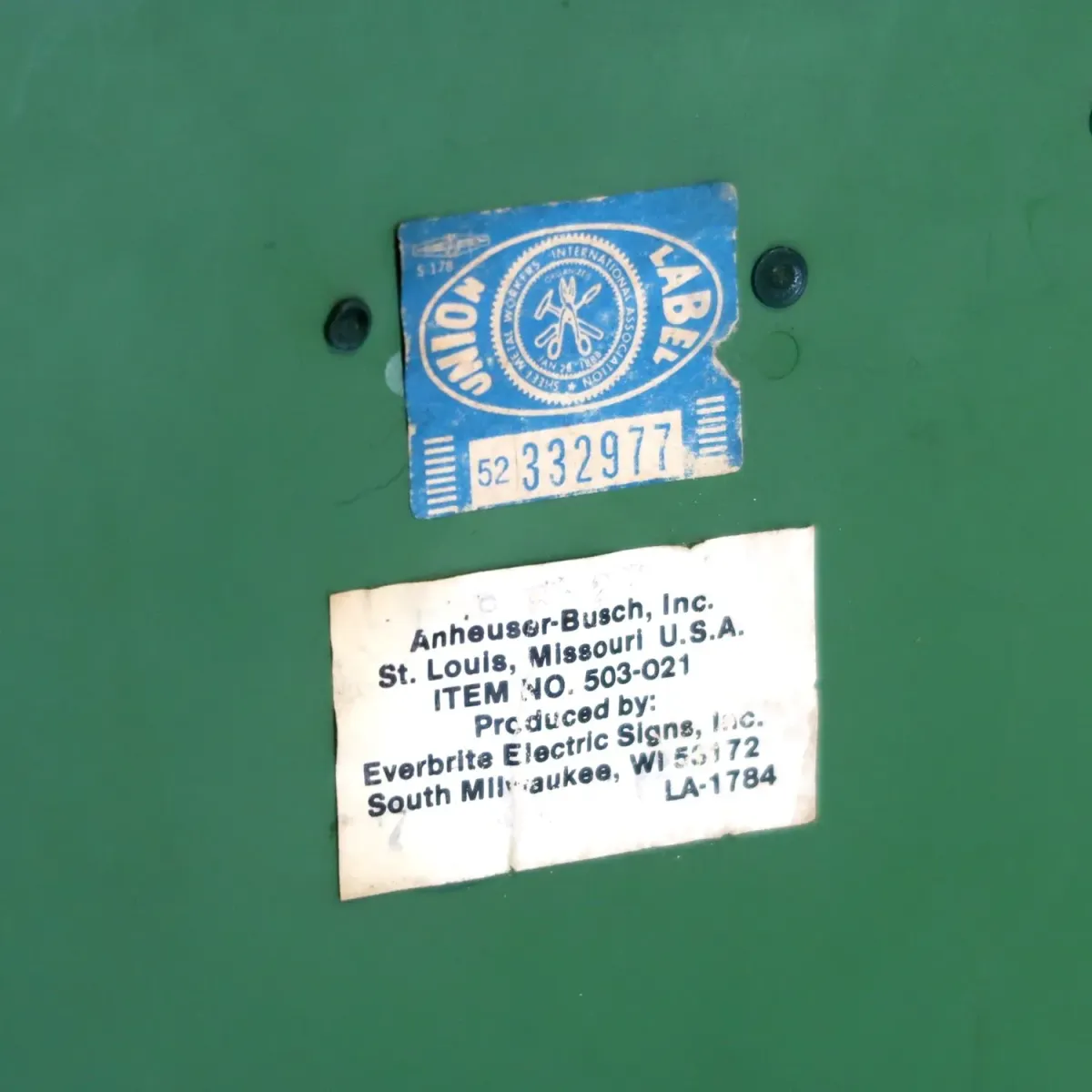 Carlsberg ビンテージ ウォールサイン