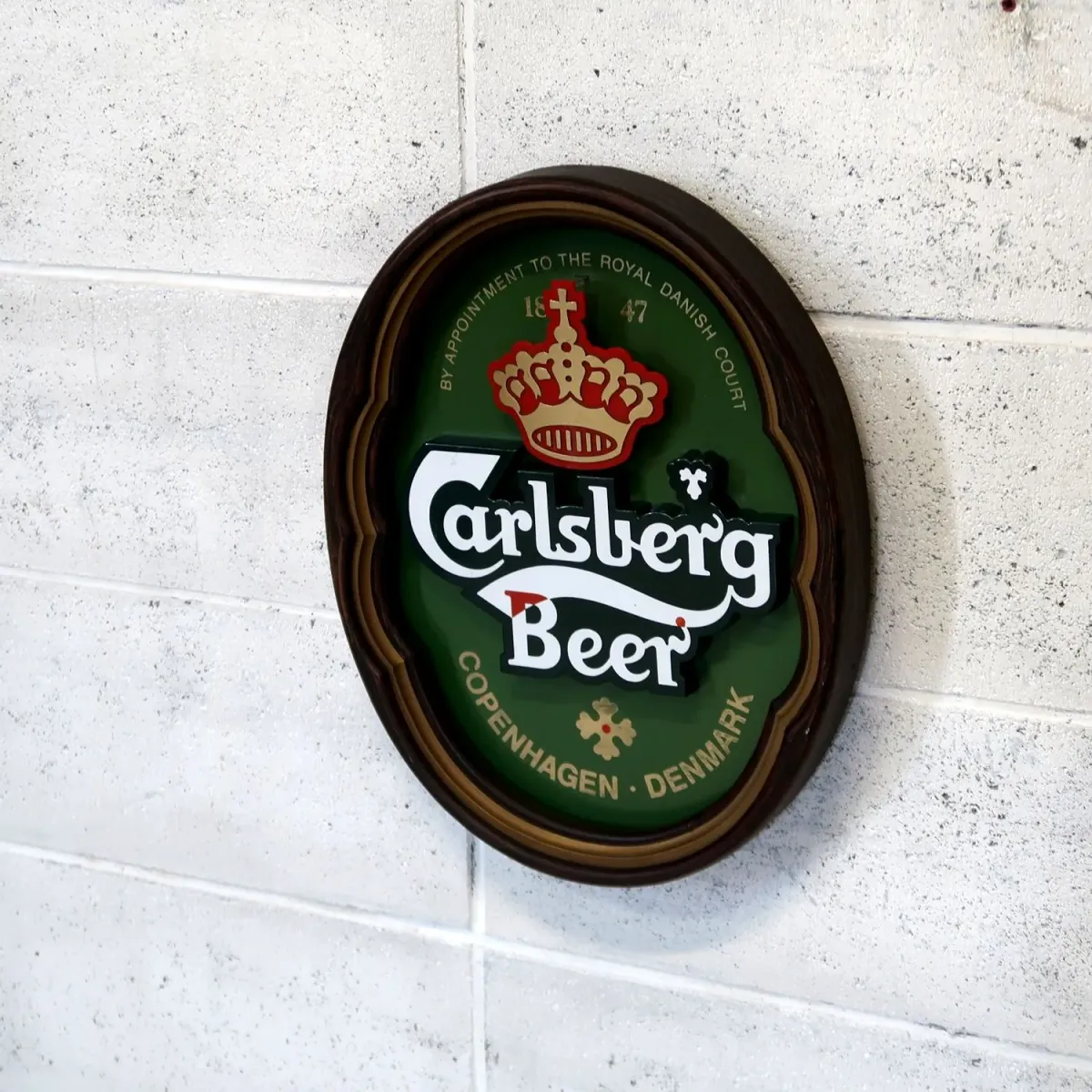Carlsberg ビンテージ ウォールサイン