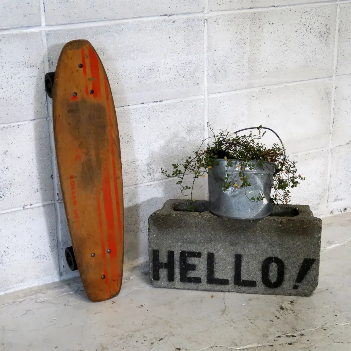 60～70's ビンテージ 木製スケートボード