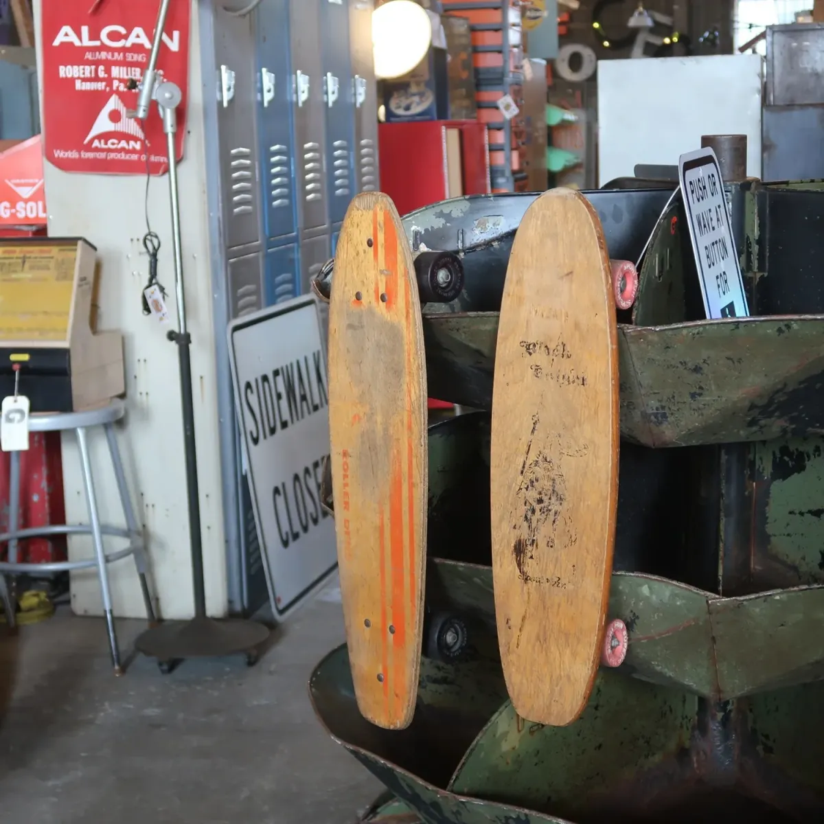 60～70's ビンテージ 木製スケートボード