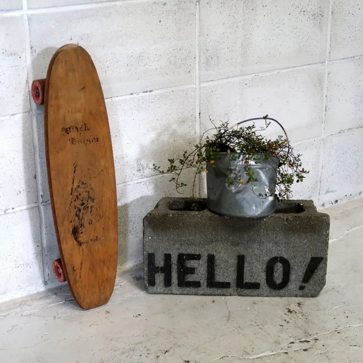 60～70's ビンテージ 木製スケートボード