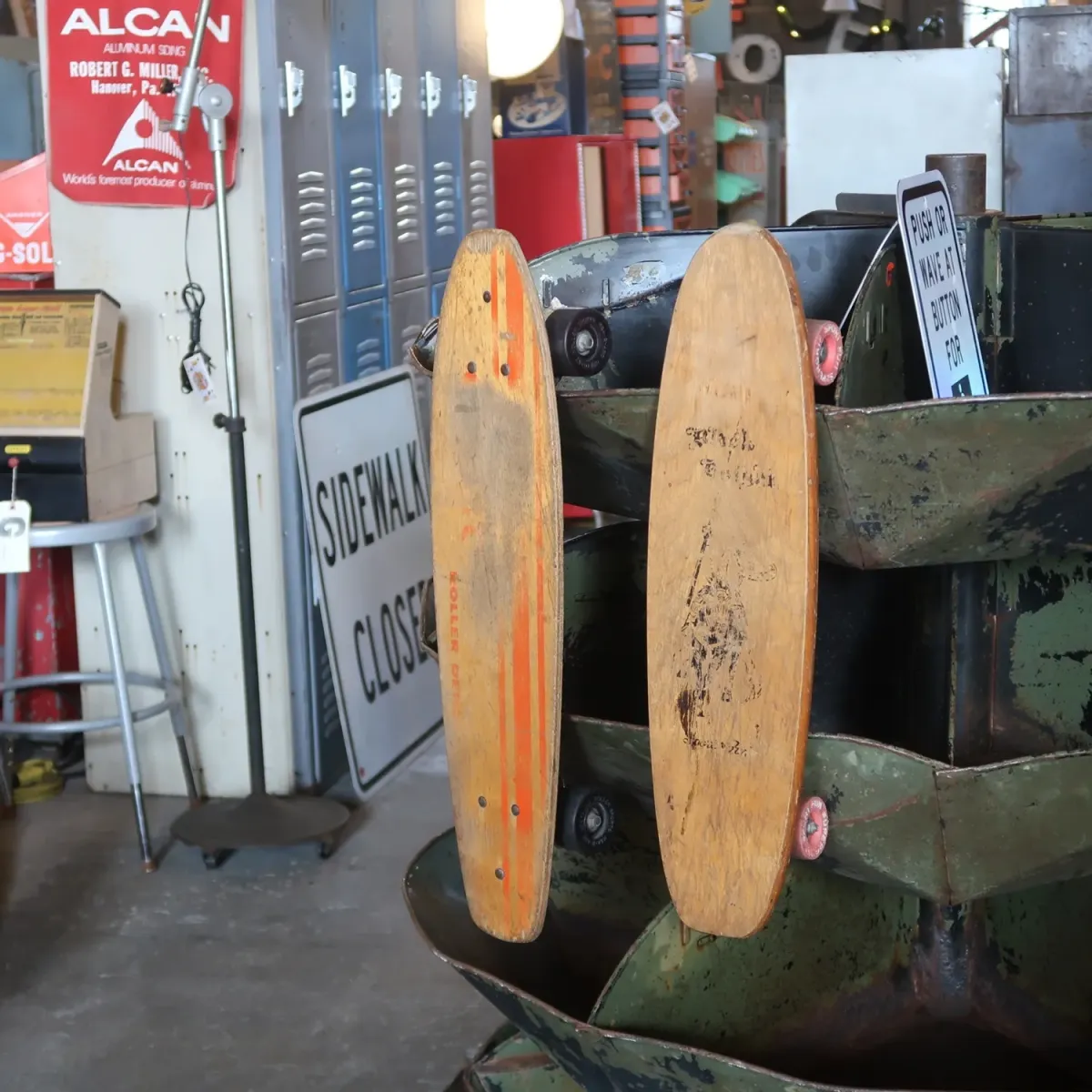 60～70's ビンテージ 木製スケートボード