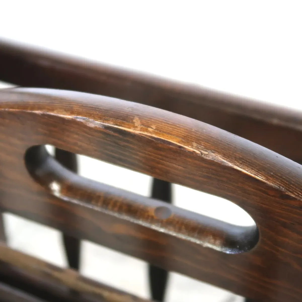 アンティーク ウッド マガジンラック