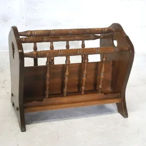 70's～ Ethan Allen アンティーク ウッド マガジンラック