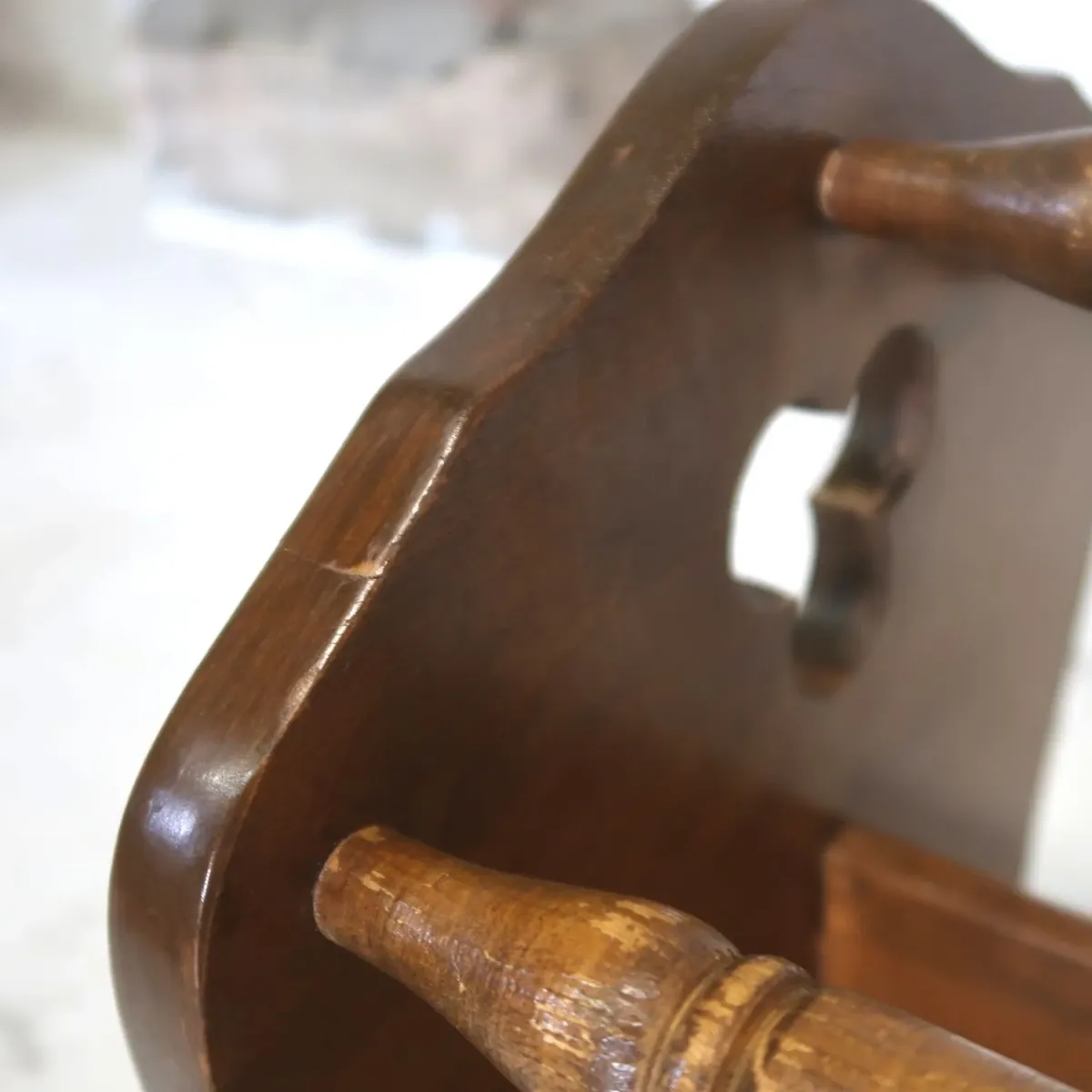 70's～ Ethan Allen アンティーク ウッド マガジンラック