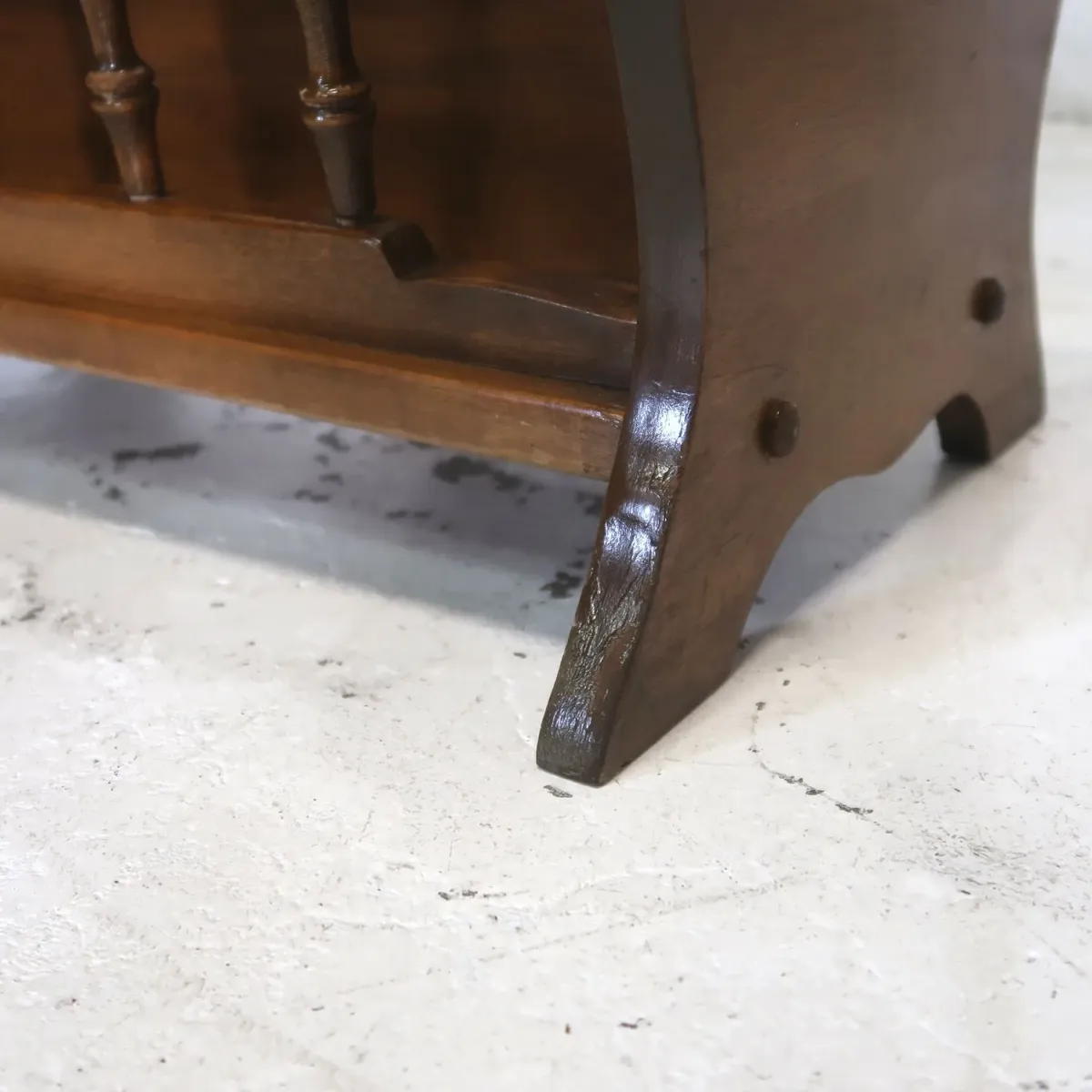 70's～ Ethan Allen アンティーク ウッド マガジンラック