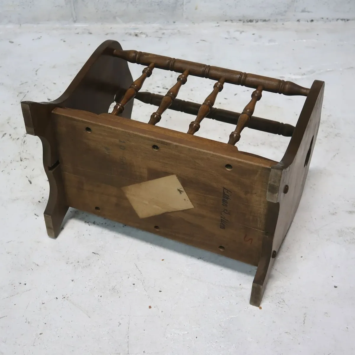 70's～ Ethan Allen アンティーク ウッド マガジンラック